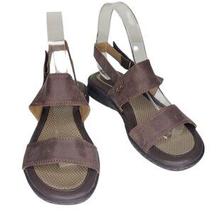 B.O.C Born Concept Berries Leather Sandals Slip-On Slingback Size 6/6M Z44723